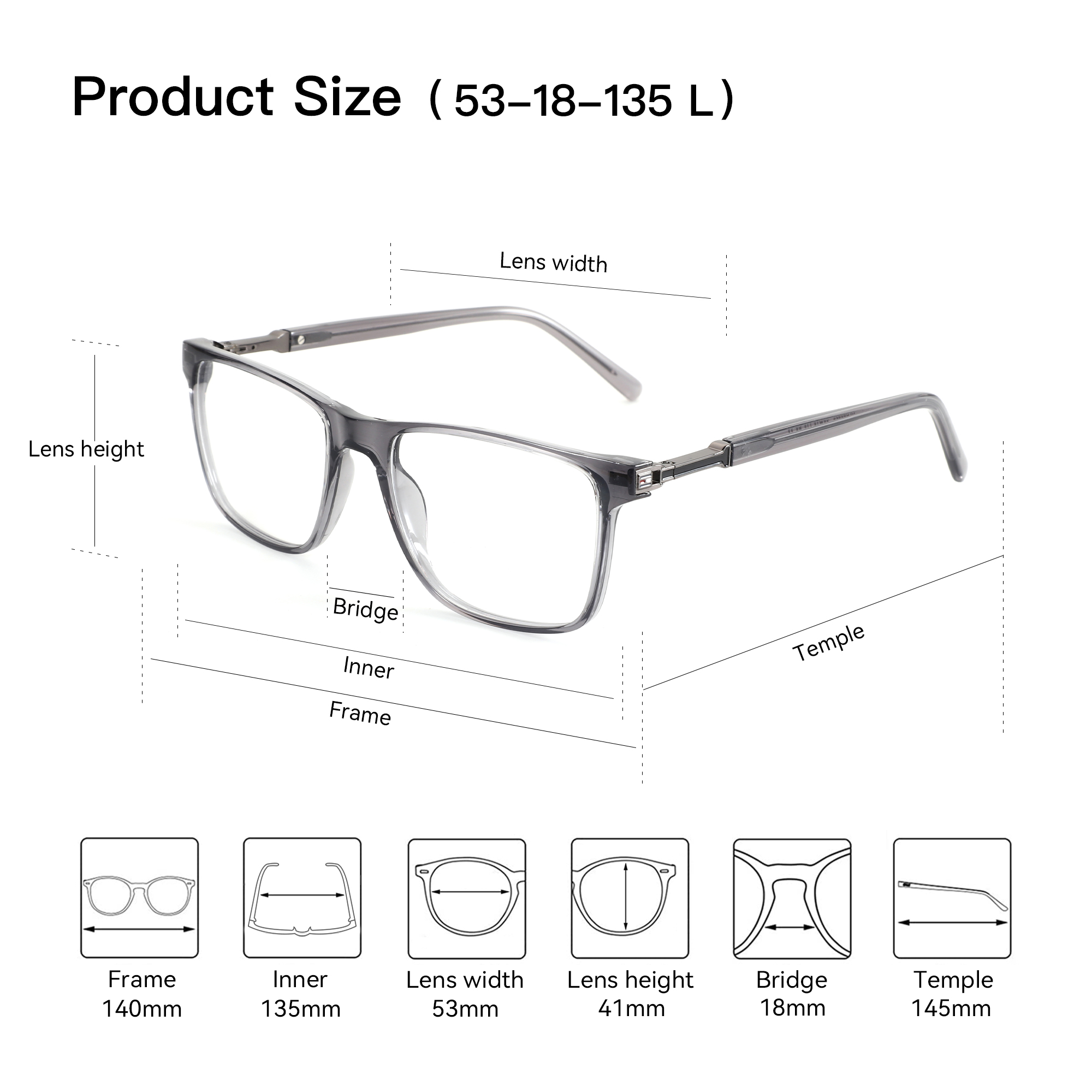 BLUEMOKY Fashion Acetate Mens  - đánh giá và giá Men'S Fashion Non Prescription Glasses