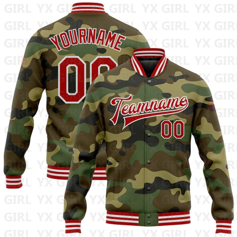 Custom Camo Purple-Gold Full-S - đánh giá và giá Varsity Jacket Letterman