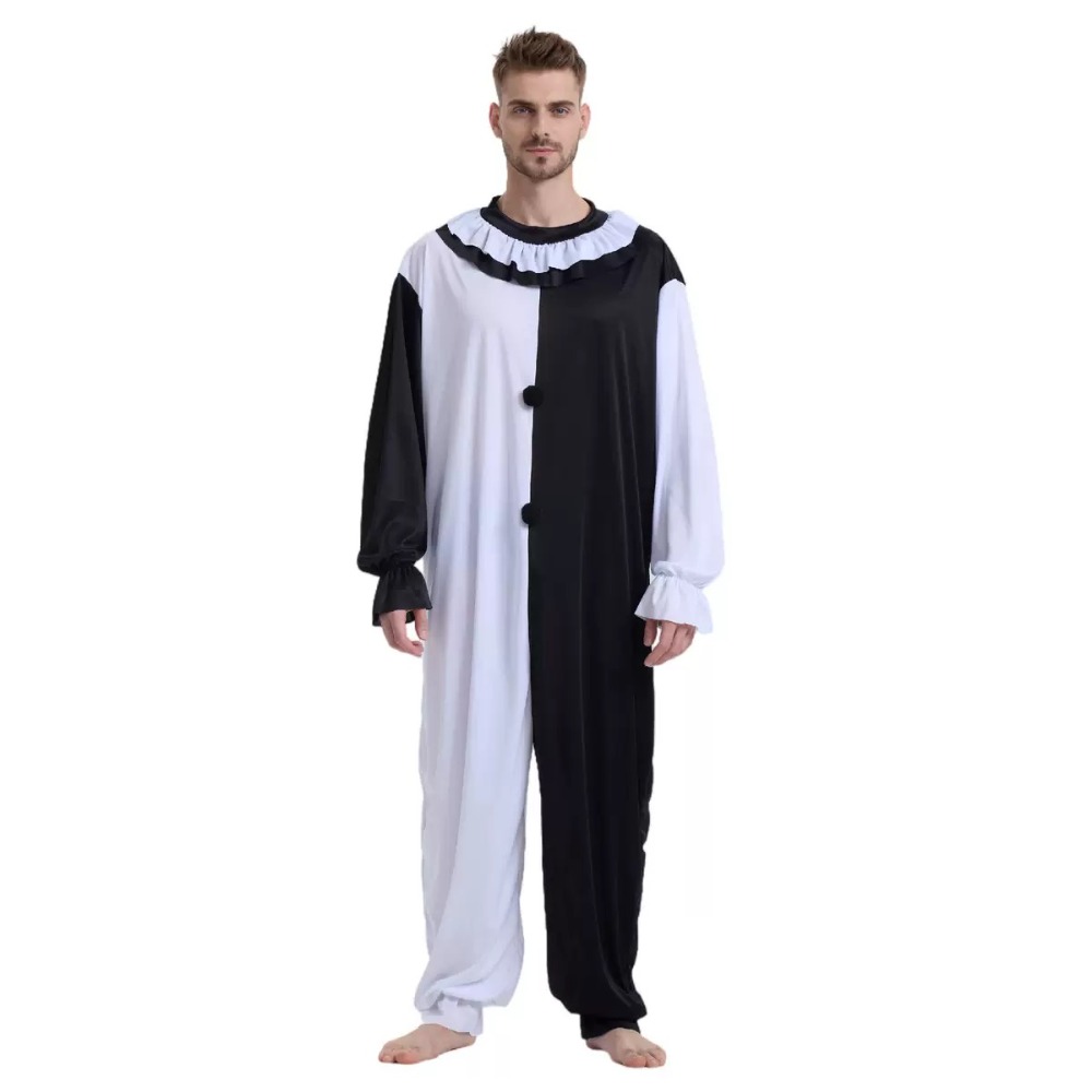 Terrifier Art Clown Joker Cosp - đánh giá và giá Mens Fashion Jumpsuit