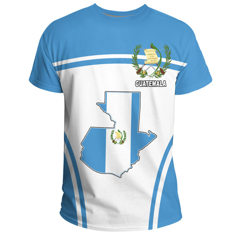 Guatemala Flag Map 3D Printed  - đánh giá và giá Men'S Fashion Guatemala