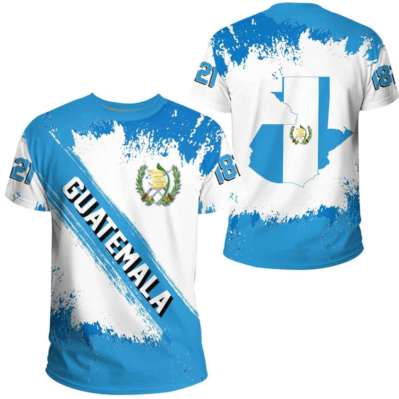 Guatemala Flag Map 3D Printed  - đánh giá và giá Men'S Fashion Guatemala