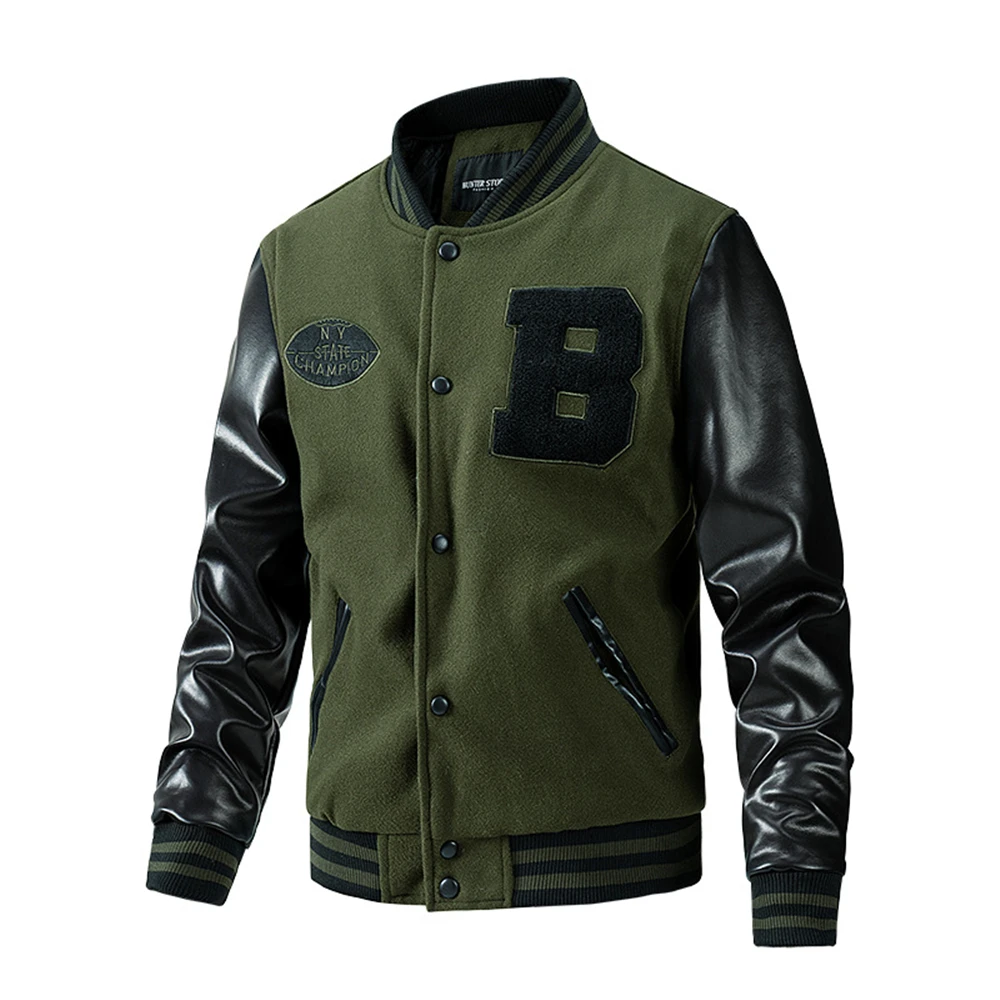 Varsity Jacket Men PU Sleeve P - đánh giá và giá Varsity Jacket Letterman