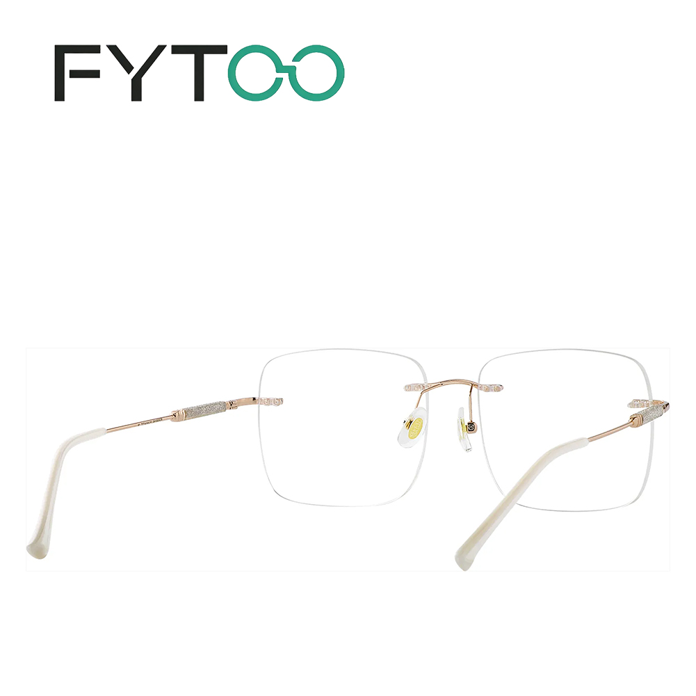 FYTOO Unisex Rose Gold Anti Bl - đánh giá và giá Men'S Fashion Non Prescription Glasses