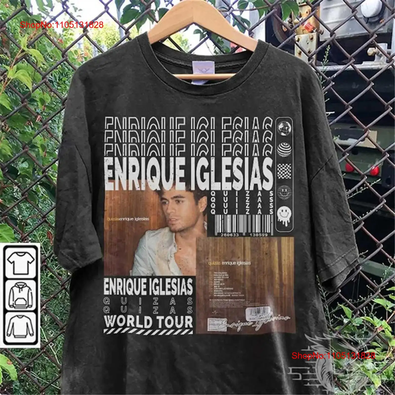 Enrique Iglesias Music T Shirt - đánh giá và giá Men'S Fashion Quiz