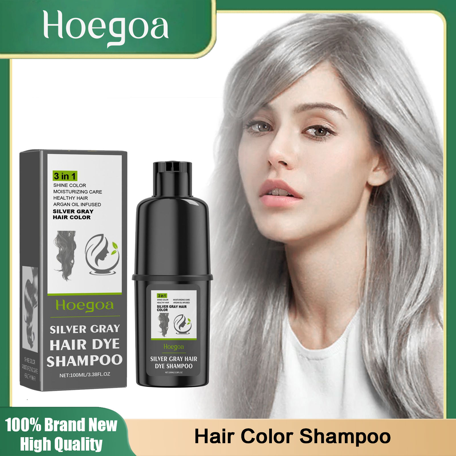3 In 1 Hair Coloring Shampoo N - đánh giá và giá Men Fashion Hair Style