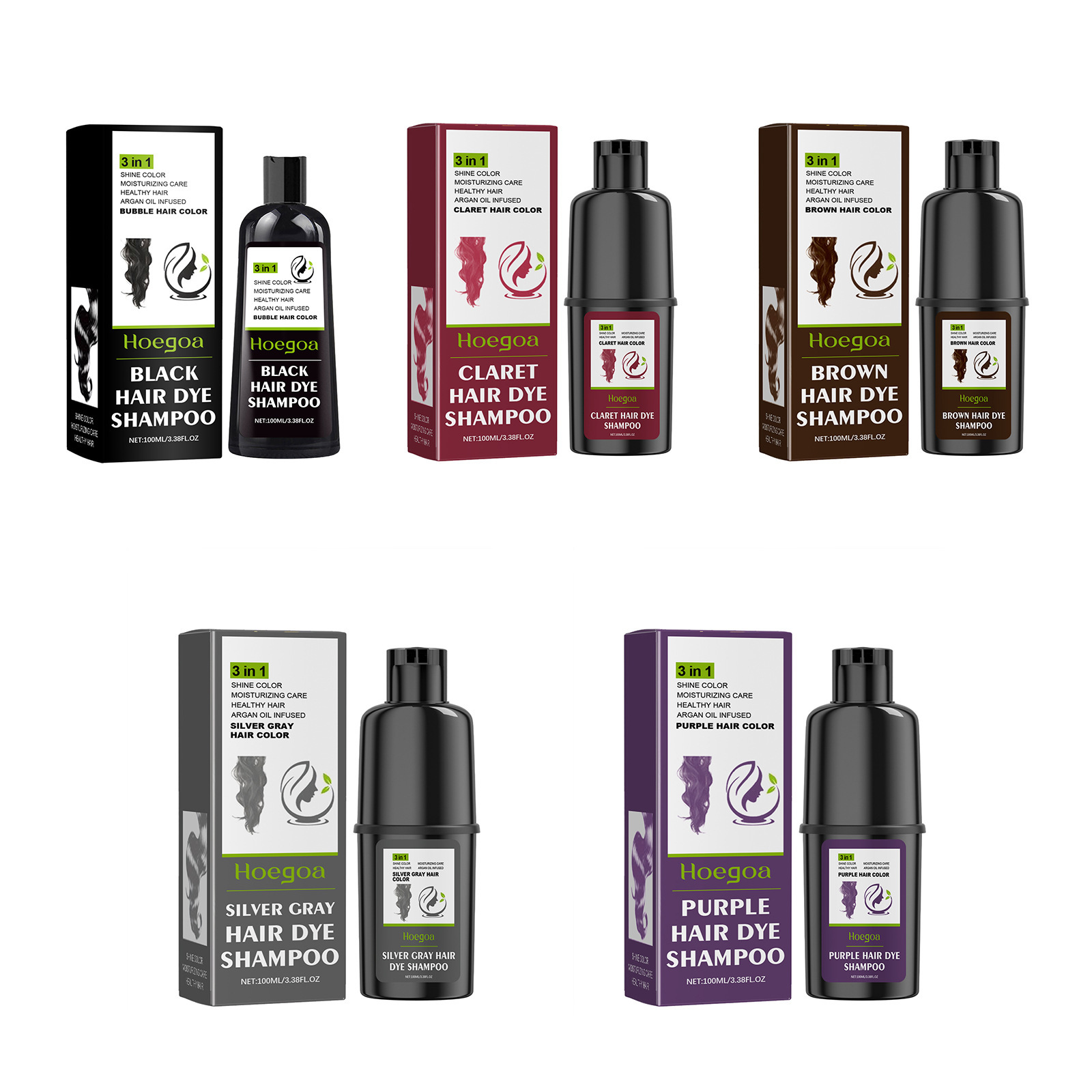 3 In 1 Hair Coloring Shampoo N - đánh giá và giá Men Fashion Hair Style