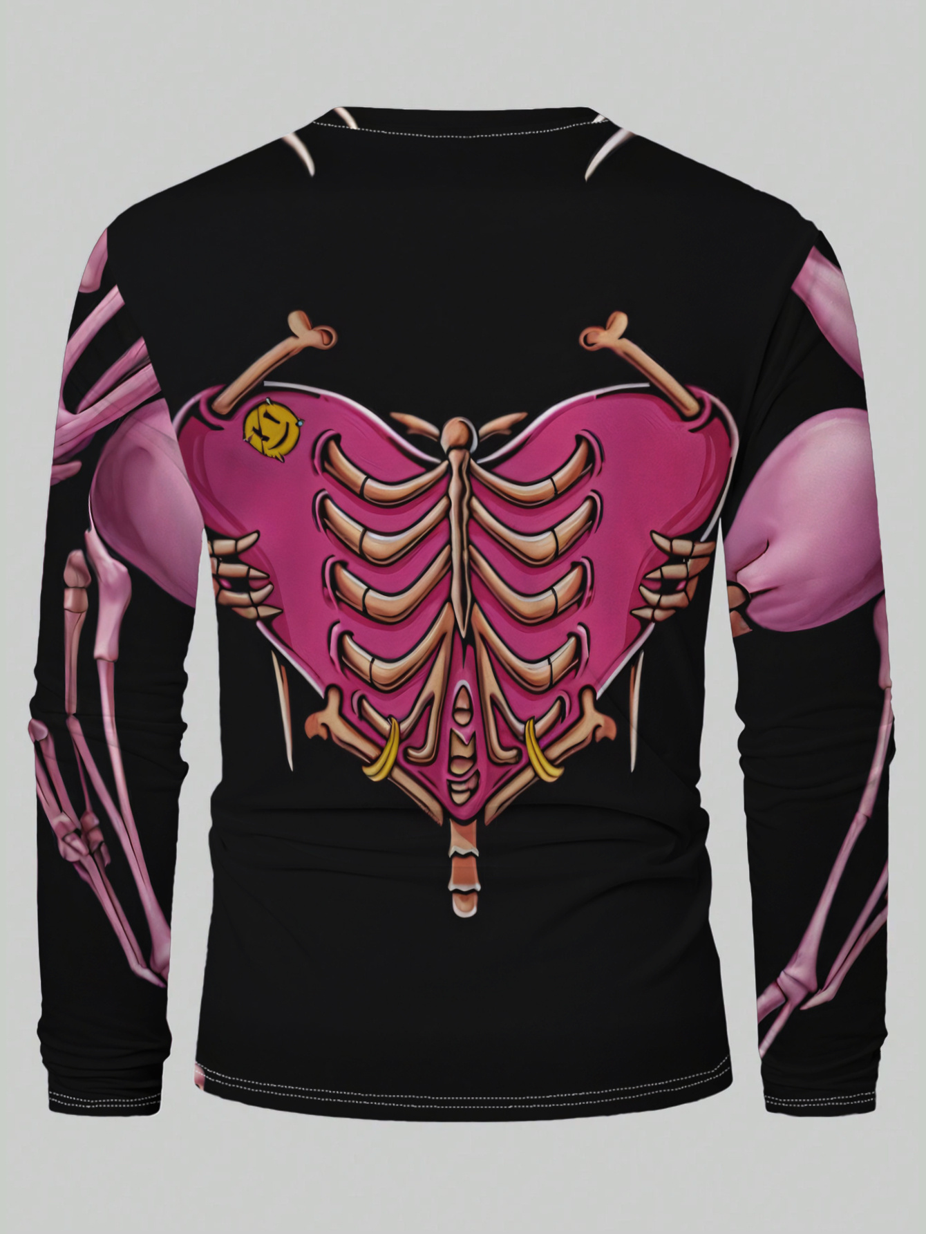 Men Long Sleeve T‑Shirt Pink H - đánh giá và giá Men'S Tops Fashion