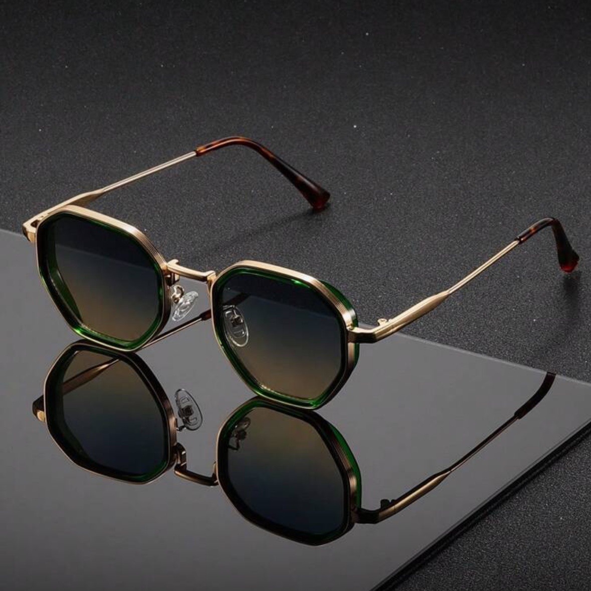 1 Pair Unisex Round Metal Fash - đánh giá và giá Men'S Fashion Round Glasses
