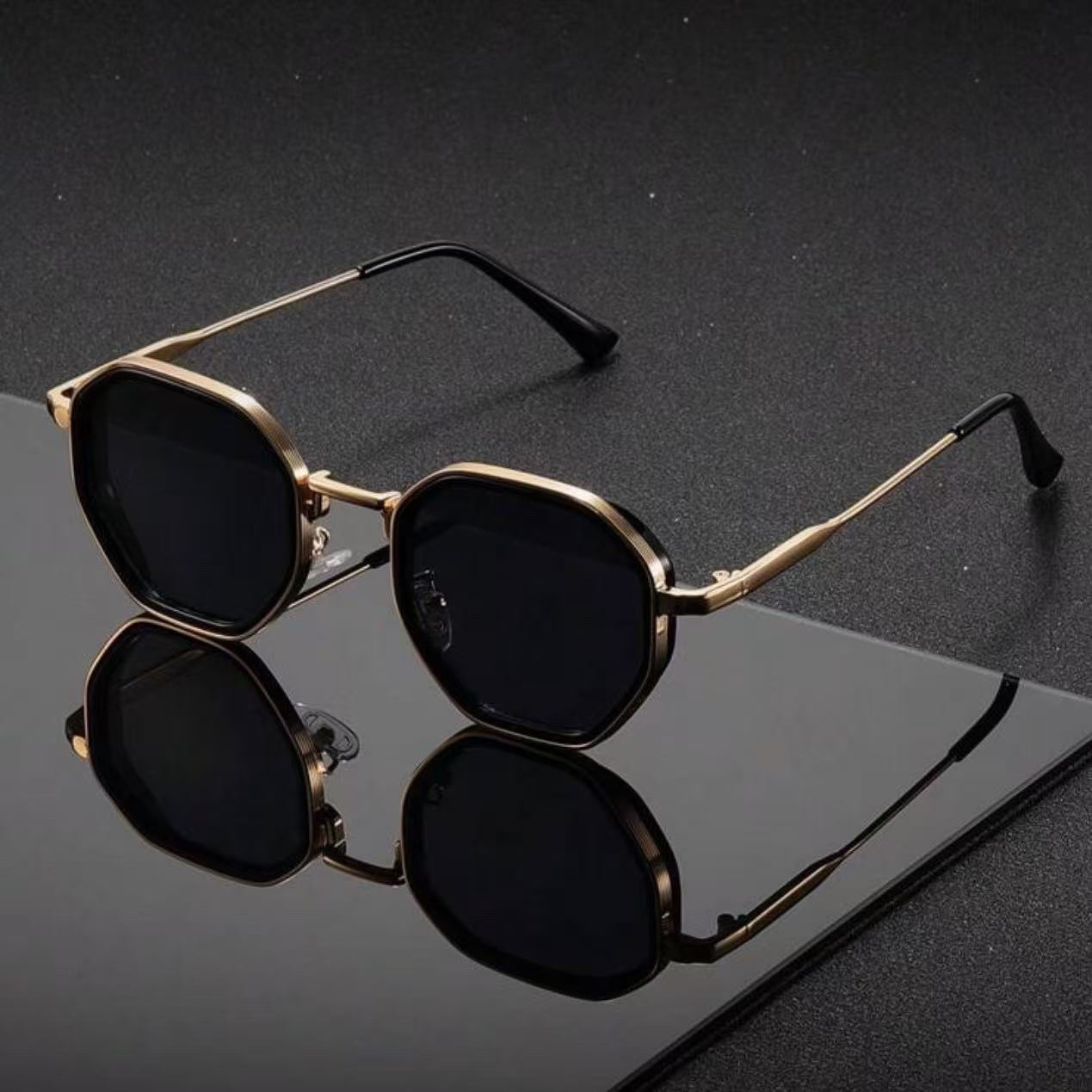 1 Pair Unisex Round Metal Fash - đánh giá và giá Men'S Fashion Round Glasses